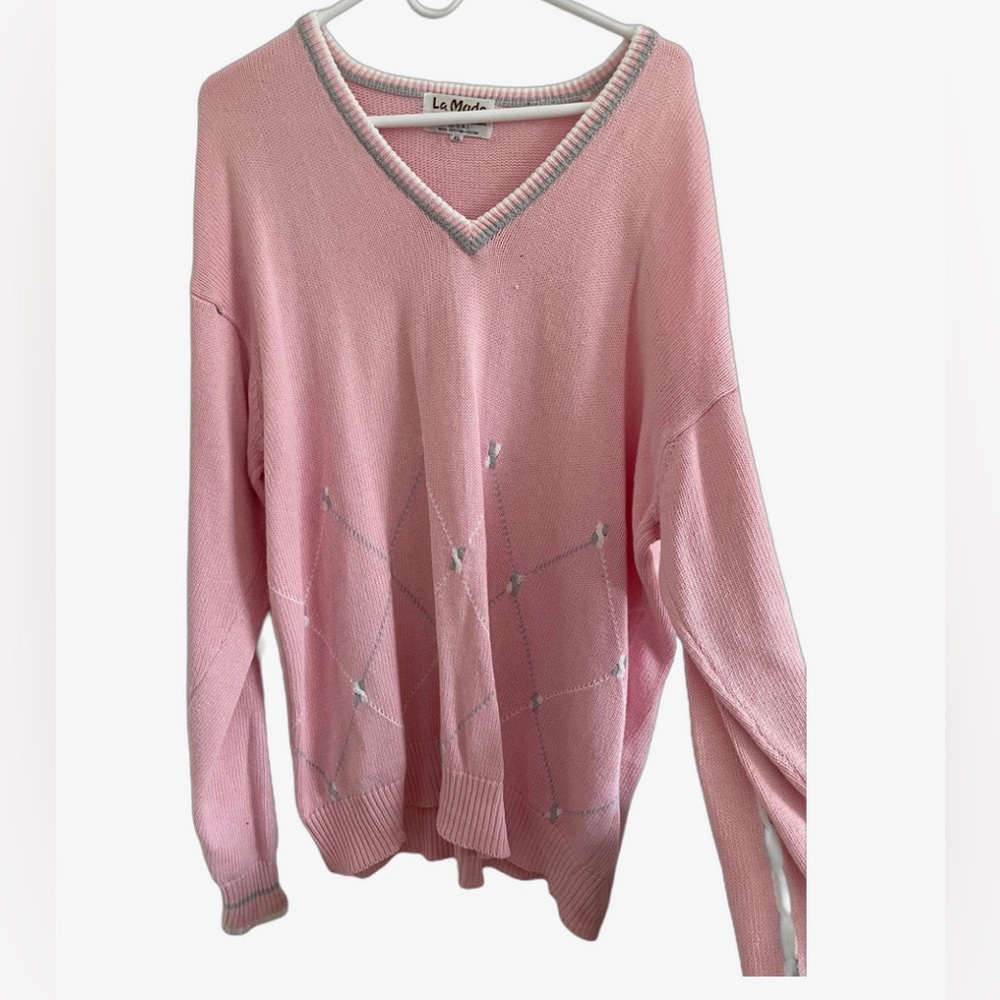Pink oversized sweater